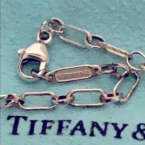 Tiffany & Co. 18k Gold & Silver Pad Lock Bracelet - Picture 3 of 3